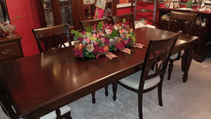 Macy’s 9-piece Bradford Dining Table & Chairs - Solid Wood