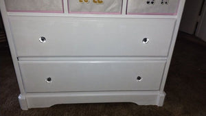 (SOLD) Child's Changing Table And Dresser with Cubbies & Drawers