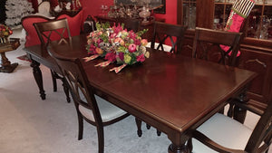 Macy’s 9-piece Bradford Dining Table & Chairs - Solid Wood