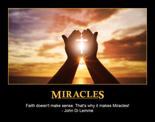 Miracles Poster with Quote (11 x 14)