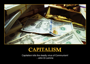 Capitalism Poster with Quote (11 x 14)