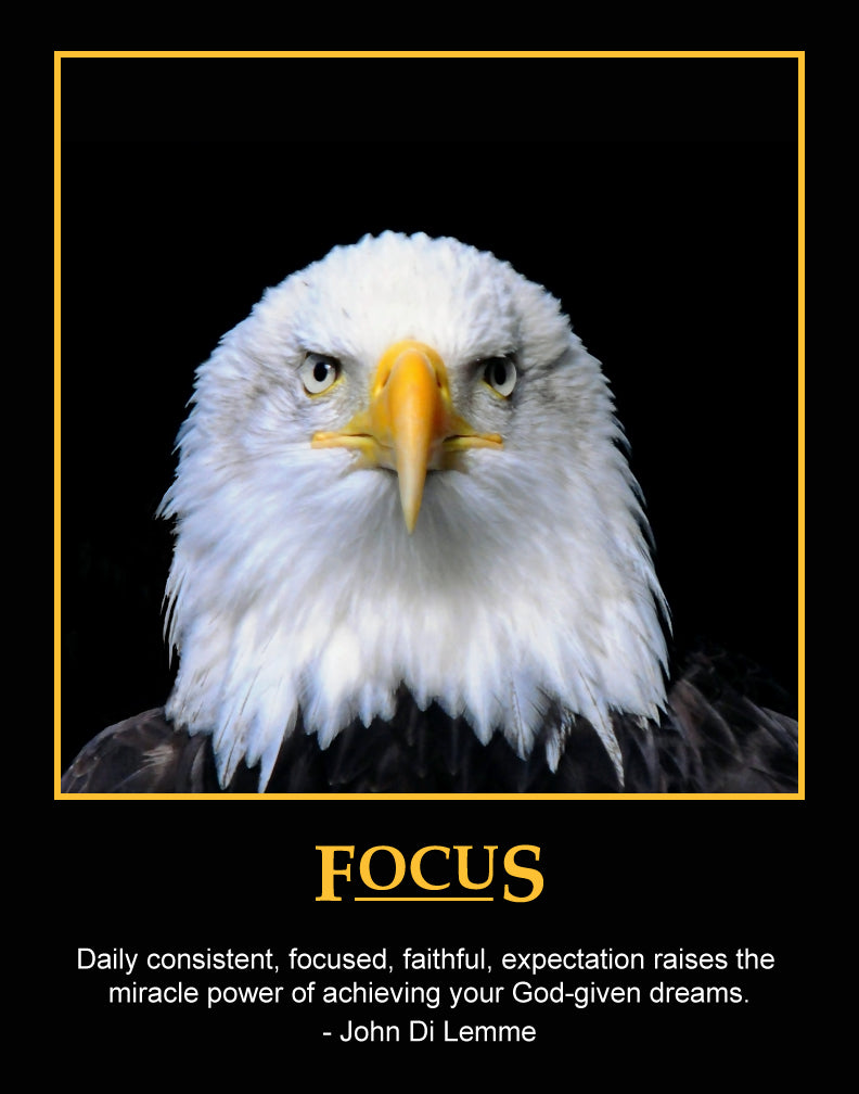Focus Poster with Quote (11 x 14)