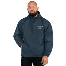 Faith Stands and Fear Runs Embroidered Champion Packable Jacket