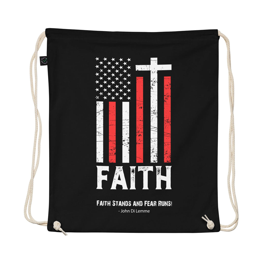 FAITH Organic cotton Drawstring Bag