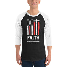 FAITH Unisex 3/4 sleeve raglan shirt